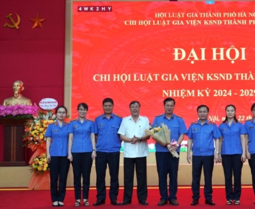 Đại hội Chi hội Luật gia Viện KSND thành phố Hà Nội nhiệm kỳ 2024 - 2029